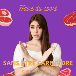 Peut-on faire du sport sans être carnivore ?